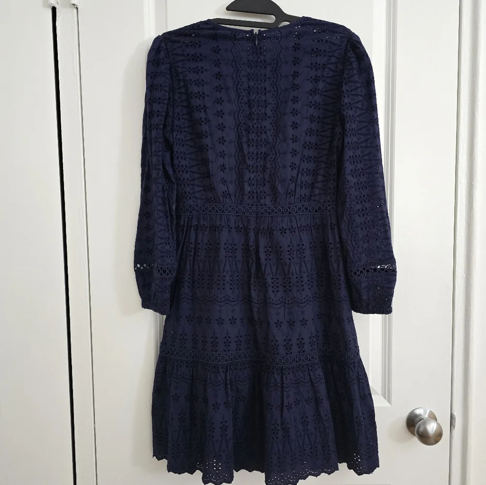 Jcrew Eyelet Dress With Slip - Picture 4 of 8